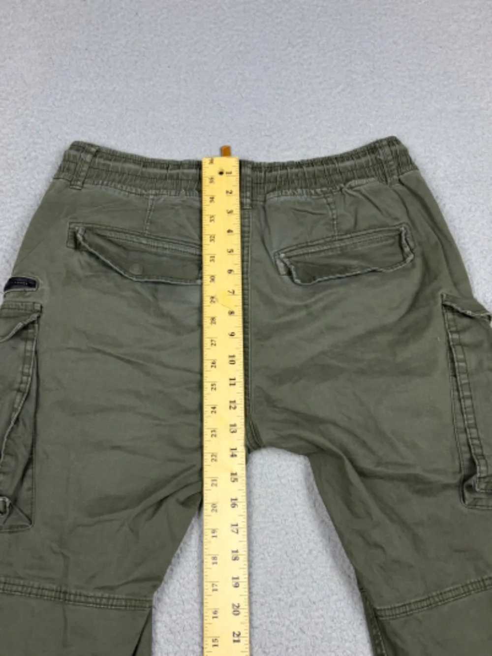 G-Star RAW Jogger Mens 36x34 Jogger Pants Olive Green Ankle Pockets Drawstring